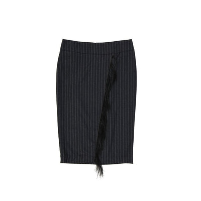 Brunello Cucinelli wollen gestreepte rok