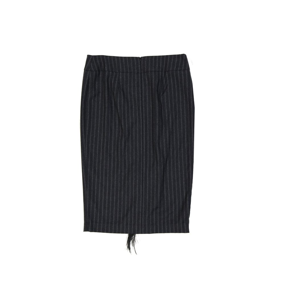 Brunello Cucinelli wollen gestreepte rok
