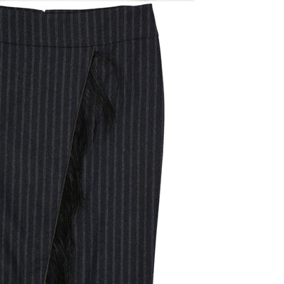 Brunello Cucinelli wollen gestreepte rok