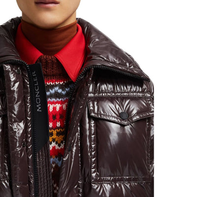 Doudoune de ski brillante Moncler Grenoble