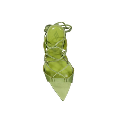 The Attico Reneè Satin Sandals
