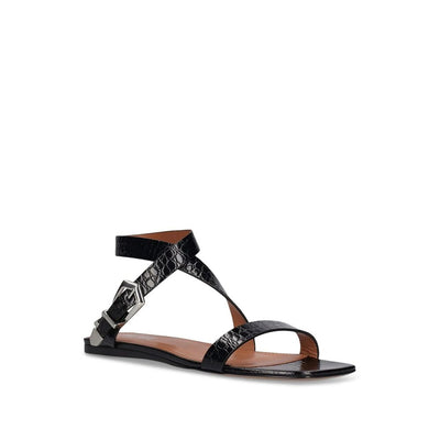Paris Texas Lauren Croco platte sandalen