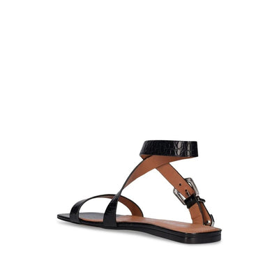 Paris Texas Lauren Croco platte sandalen