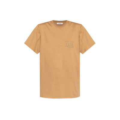 Max Mara Mango logo-embroidered T-shirt