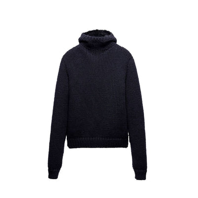 Pull à capuche en laine Prada