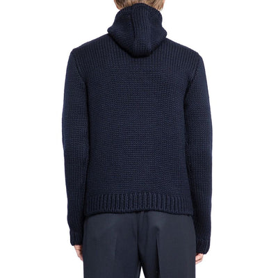 Pull à capuche en laine Prada