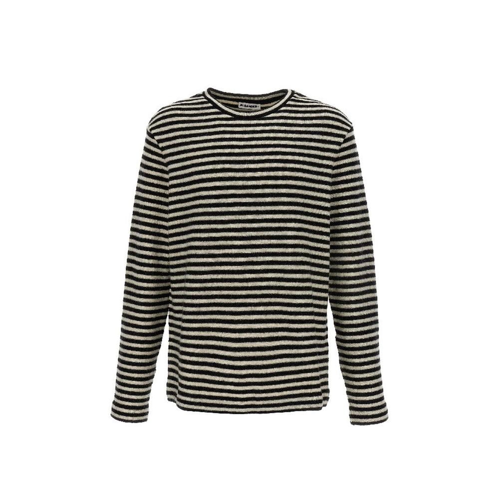 T-shirt Jil Sander en jersey compact de laine rayé