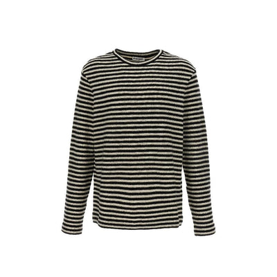 T-shirt Jil Sander en jersey compact de laine rayé