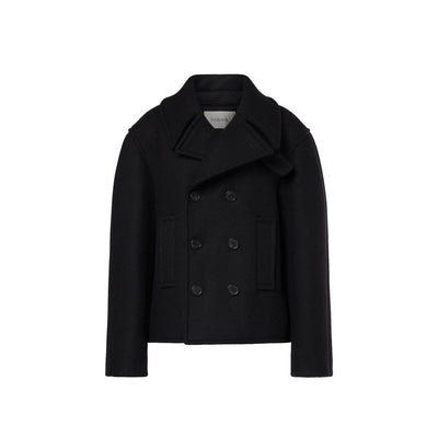 Saint Laurent Oversized Virgin Wool Peacoat