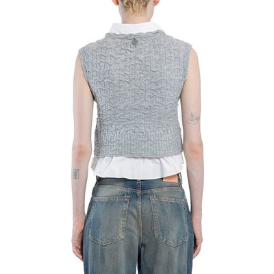 Gilet à col en V superposé Acne Studios
