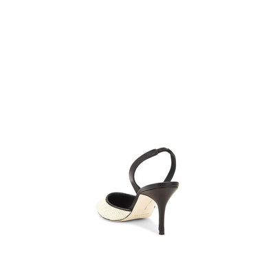 Manolo Blahnik Casam 70 Raffia Pumps
