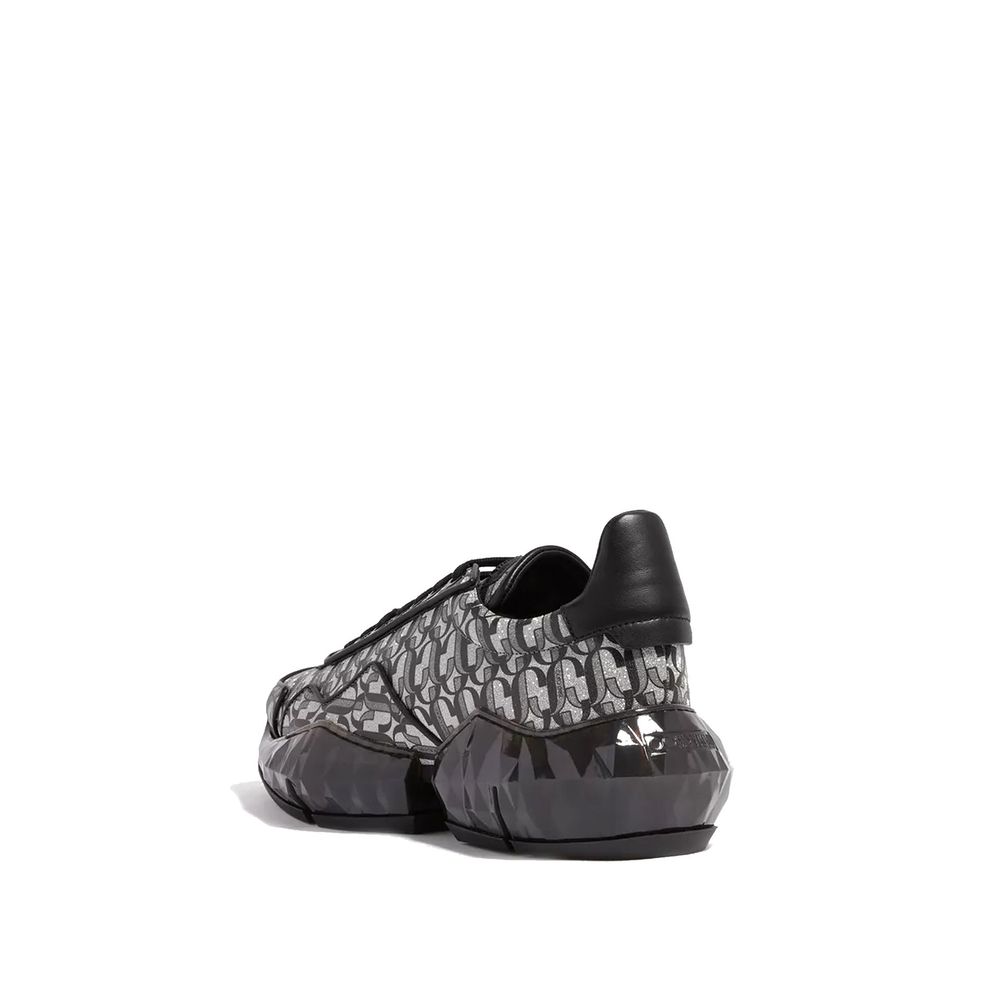 Baskets Jimmy Choo Diamond JC Monogram en cuir pailleté