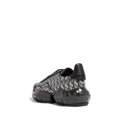 Baskets Jimmy Choo Diamond JC Monogram en cuir pailleté