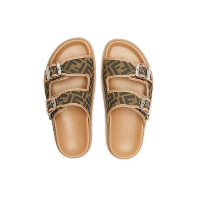 Fendi FF platte sandalen