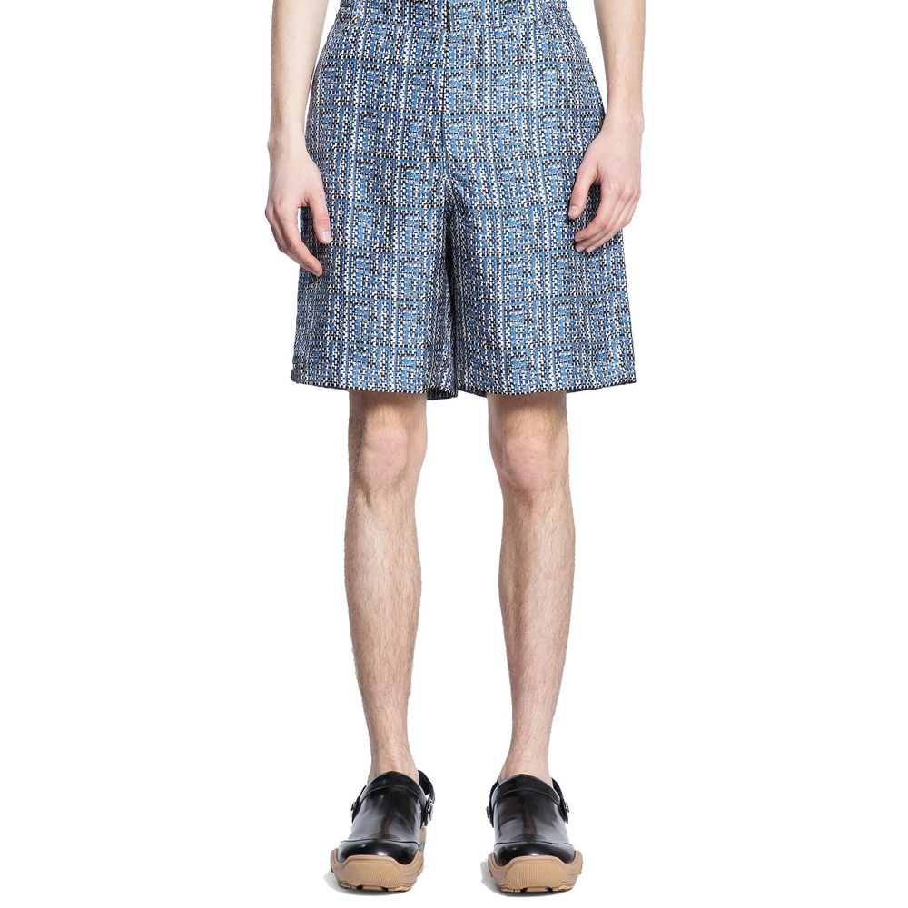 Fendi bedrukte zijden shorts