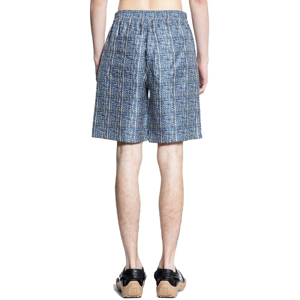 Fendi bedrukte zijden shorts