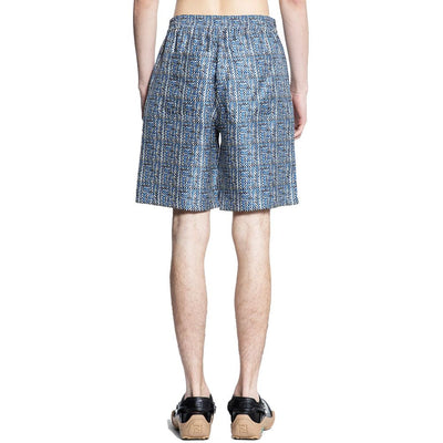 Fendi bedrukte zijden shorts