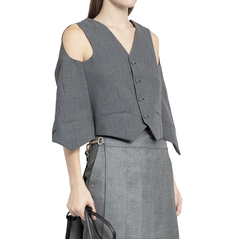 Fendi gestreept vesttopje