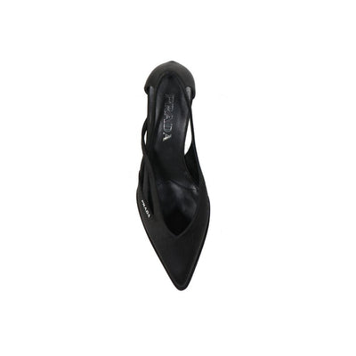 Prada 55mm Cut-Out Satin Pumps