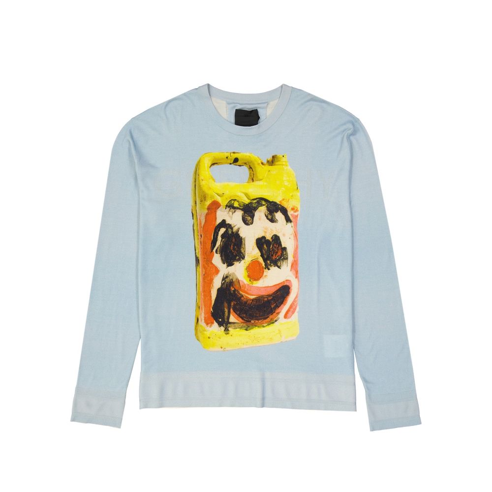 Pull imprimé en laine et soie Givenchy