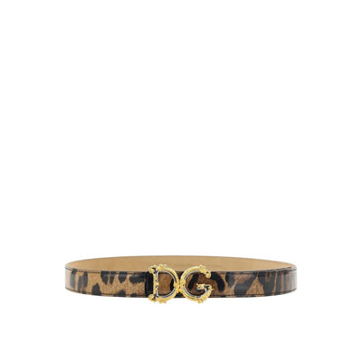 Dolce &amp; Gabbana leren logo riem