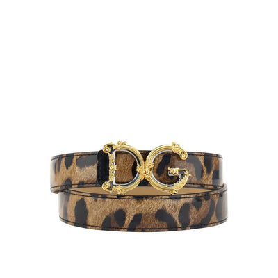 Dolce &amp; Gabbana leren logo riem