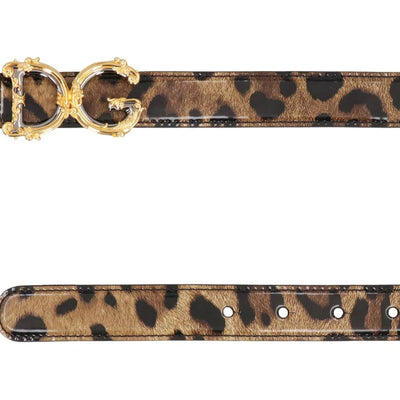 Dolce &amp; Gabbana leren logo riem