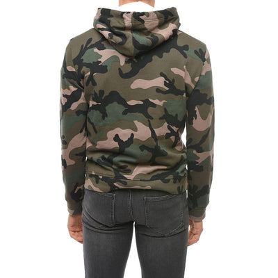 Sweat à capuche à motif camouflage Valentino