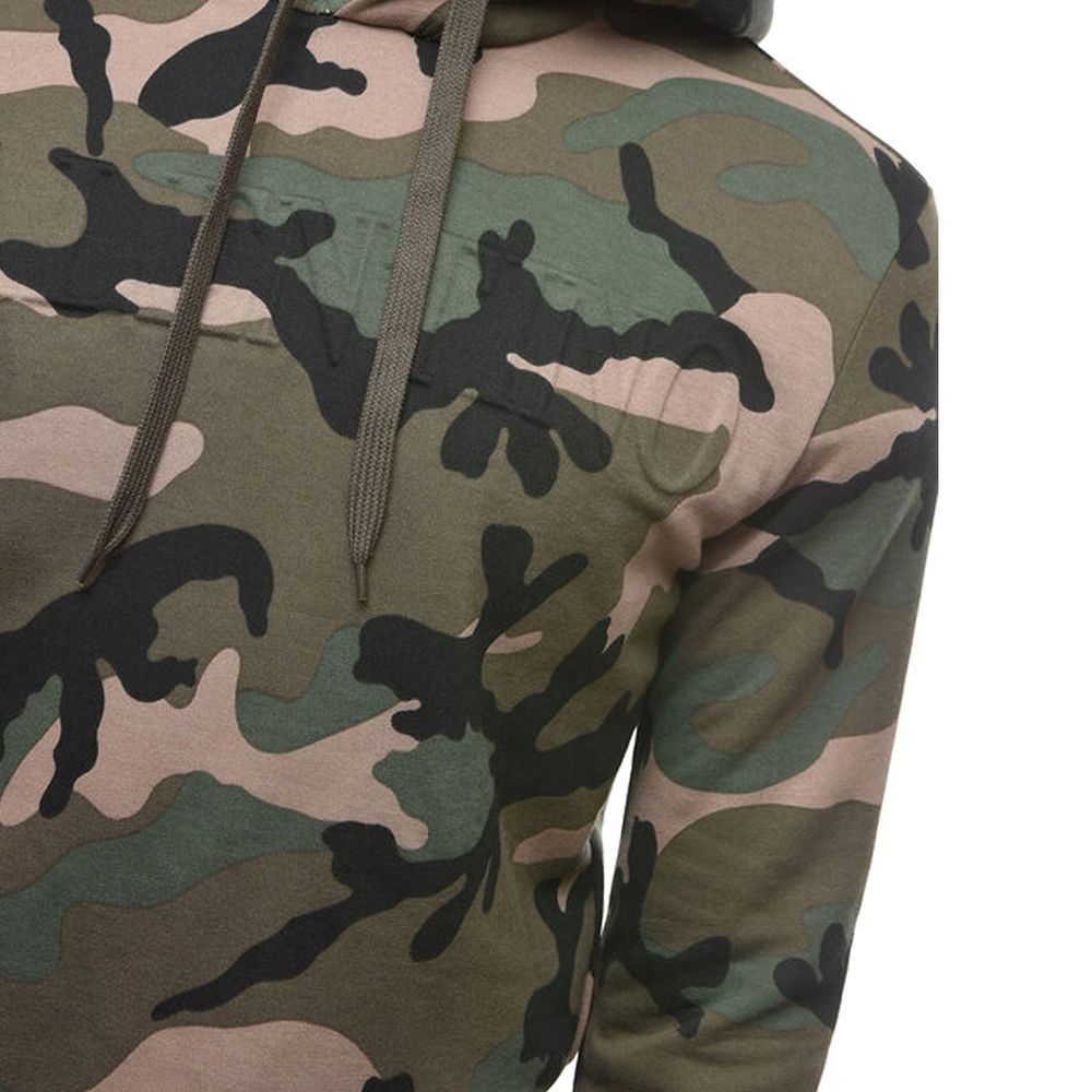 Sweat à capuche à motif camouflage Valentino