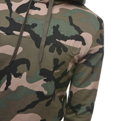 Sweat à capuche à motif camouflage Valentino