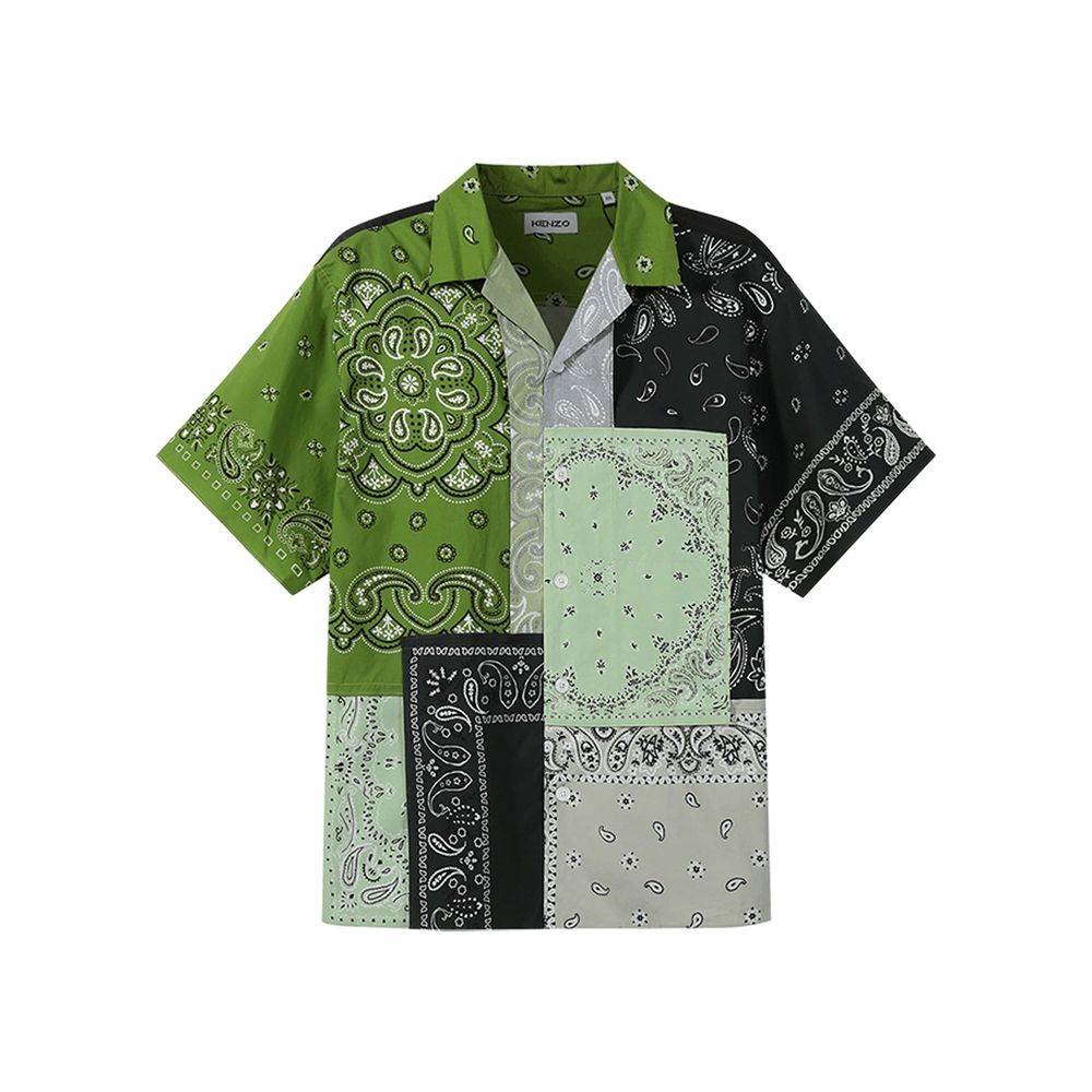 Kenzo Patchwork Katoenen Shirt