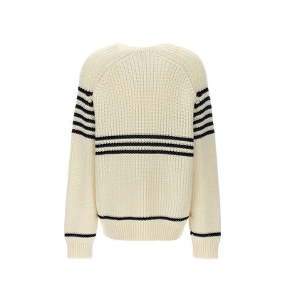 Pull rayé en laine mélangée Loewe