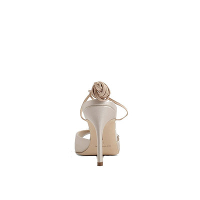 Manolo Blahnik Plumena 090 Satin Sandals