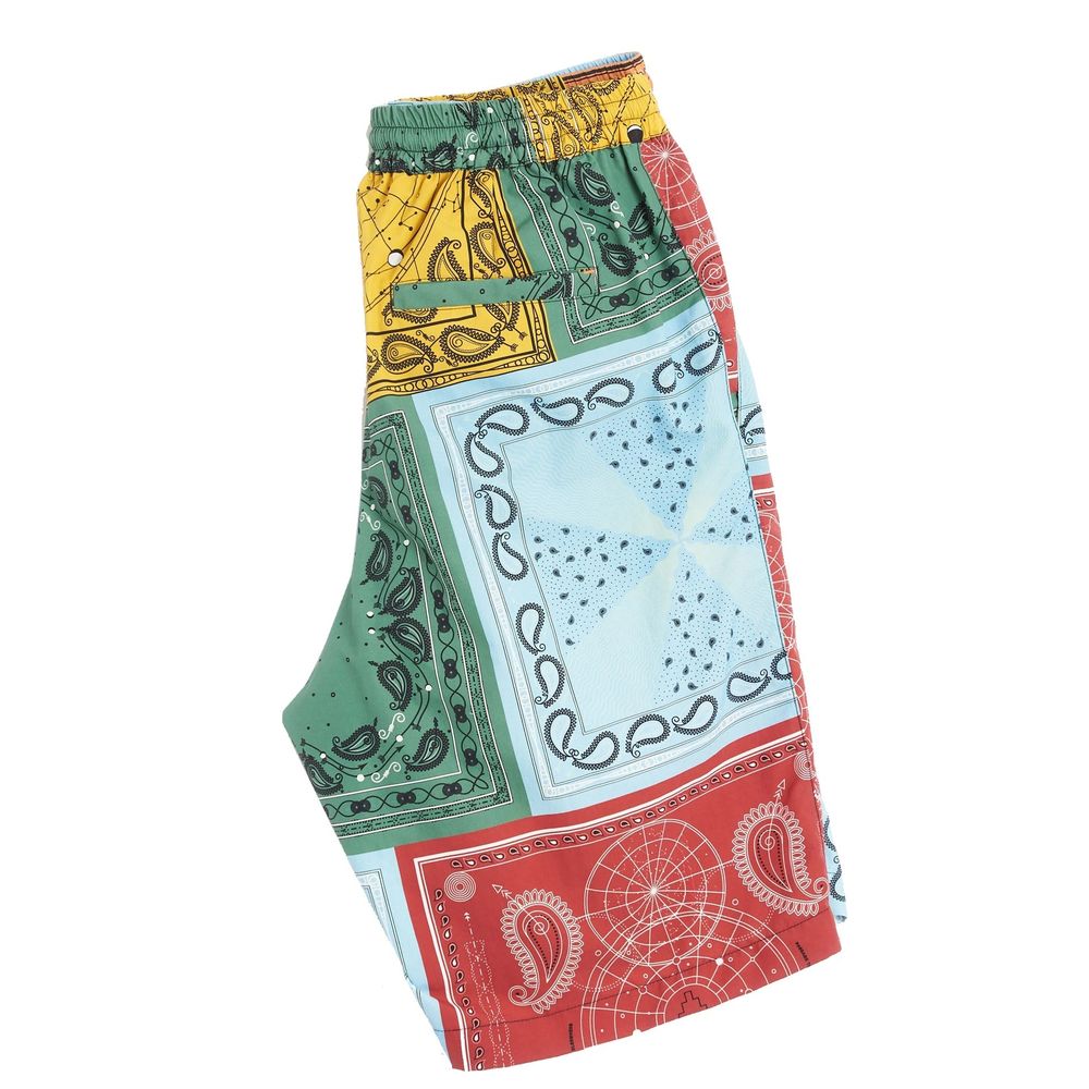 Marcelo Burlon all-over bandanashort