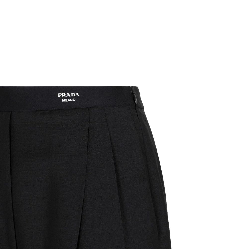 Prada Wool Classic Logo-broek