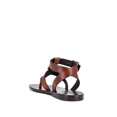 Saint Laurent Hardy leren sandalen