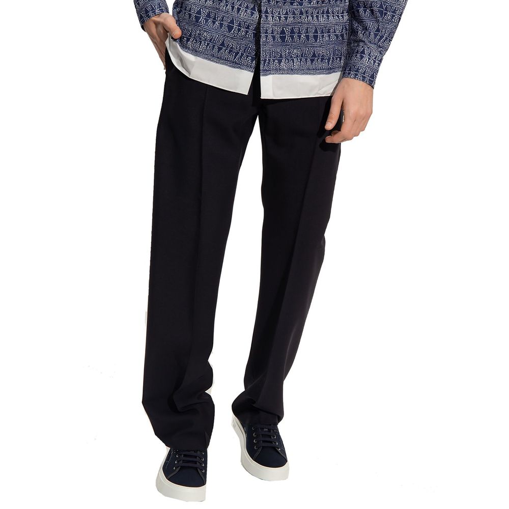 Salvatore Ferragamo Katoenen en Zijden Broek