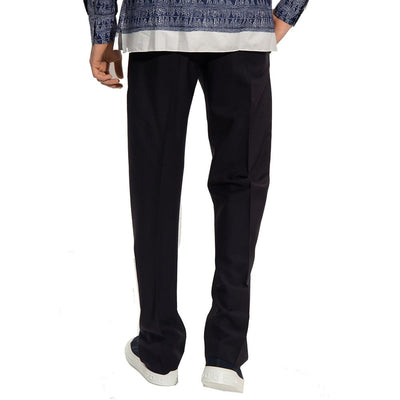 Salvatore Ferragamo Katoenen en Zijden Broek