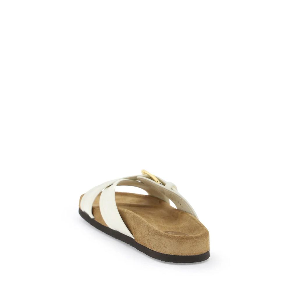 Valentino Garavani leren platte sandalen