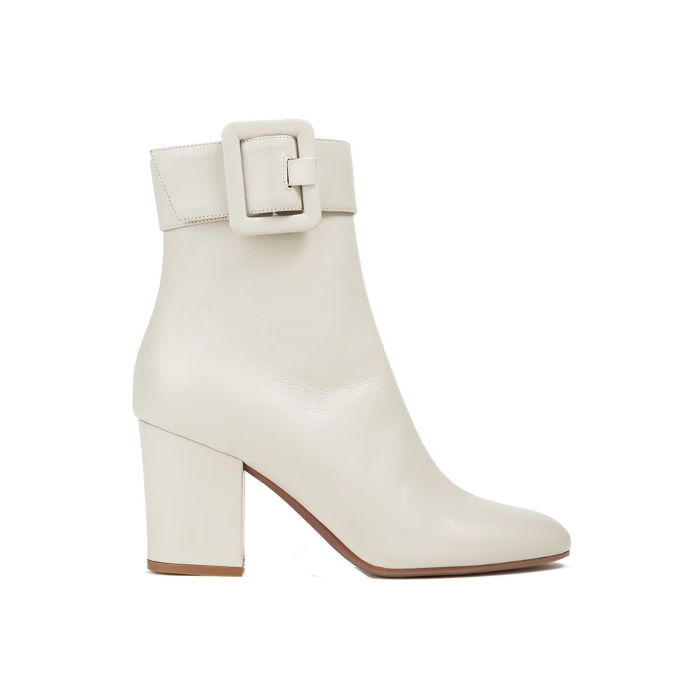 Bottines en cuir à boucles Sergio Rossi
