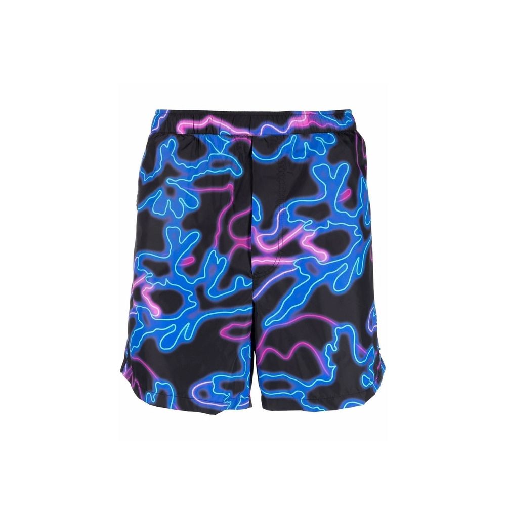Valentino Neon-Print Zwemshorts