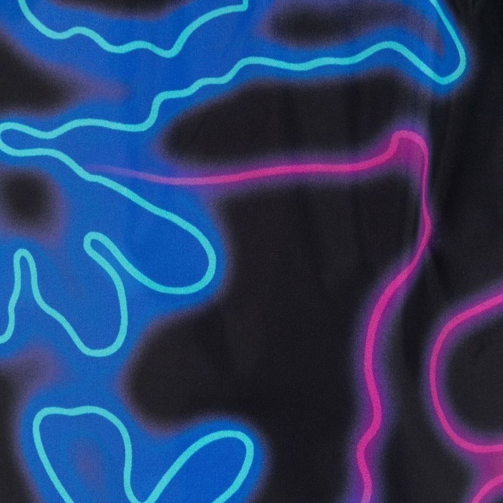 Valentino Neon-Print Zwemshorts