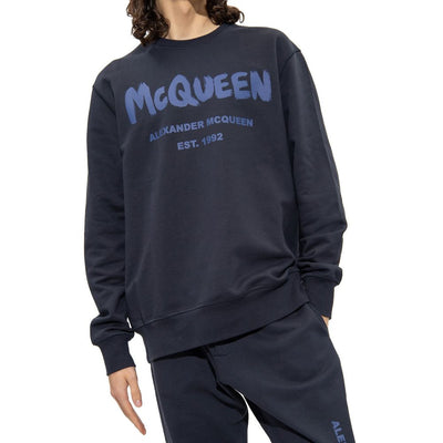 Alexander McQueen katoenen logo sweatshirt