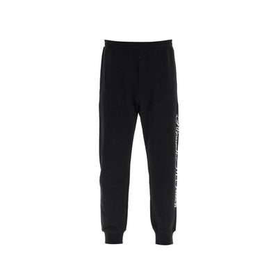 Pantalon en coton avec logo Alexander McQueen