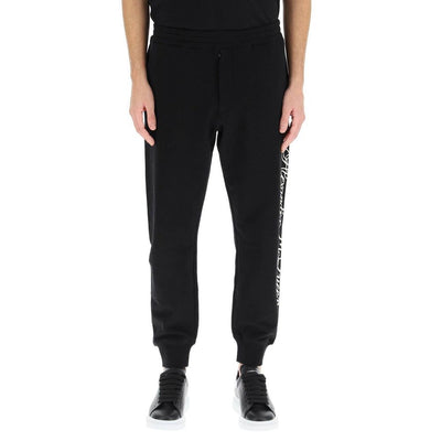 Pantalon en coton avec logo Alexander McQueen