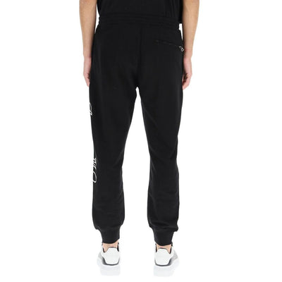 Pantalon en coton avec logo Alexander McQueen
