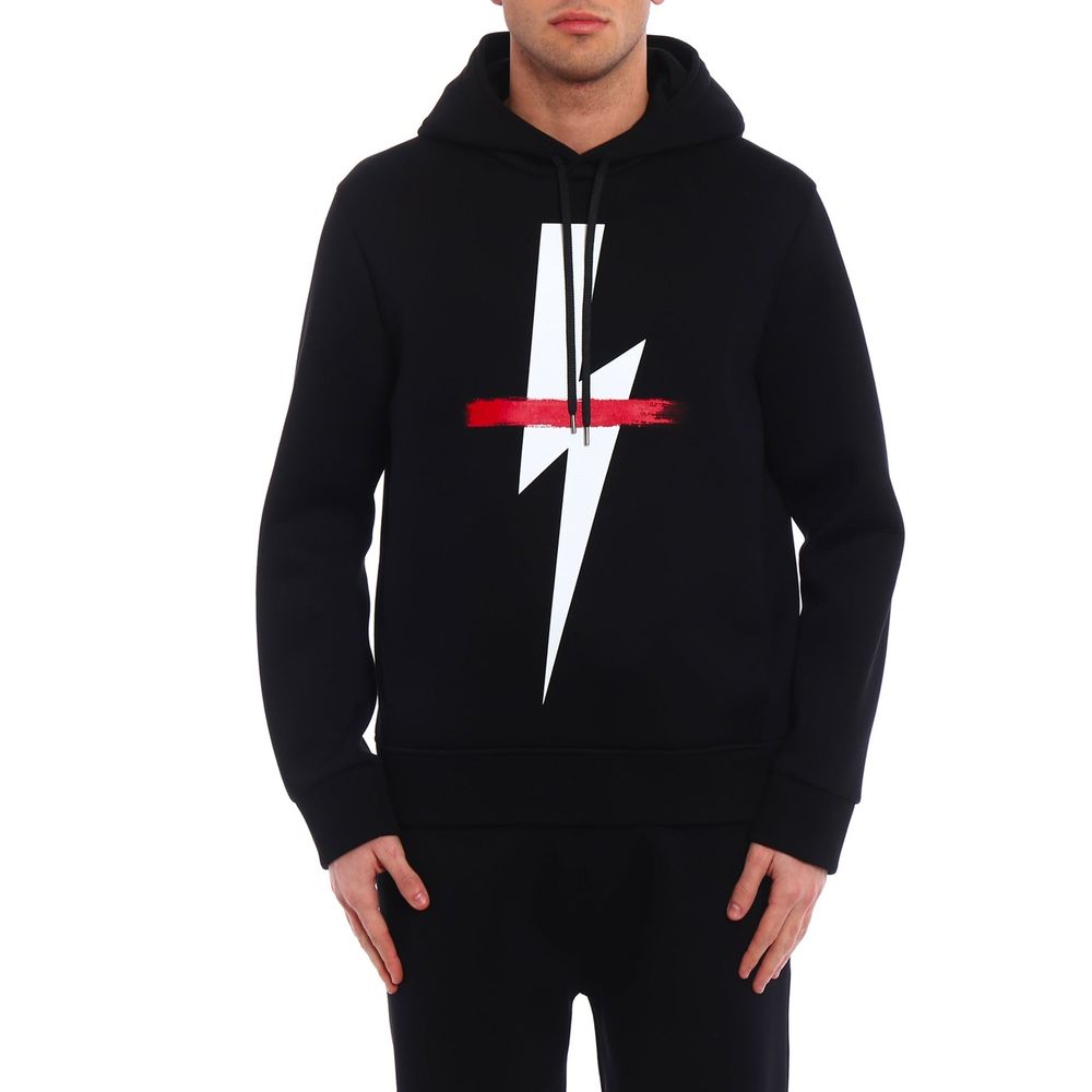 Sweat à capuche avec logo Neil Barrett