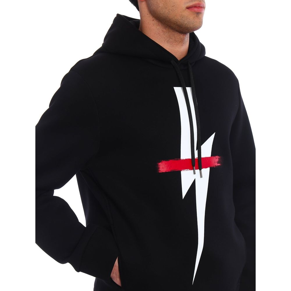 Sweat à capuche avec logo Neil Barrett
