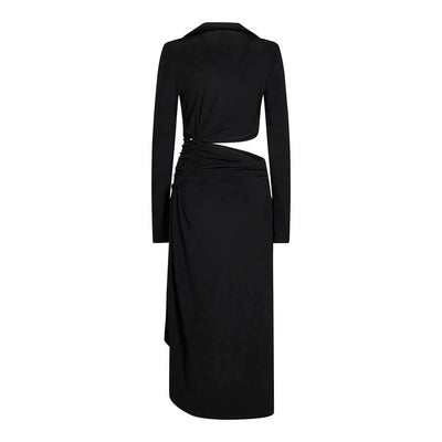 Off-White Cut-Out Midi Dress