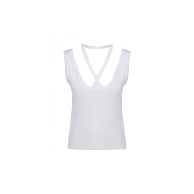 MM6 Maison Margiela Ribbed Cotton Top